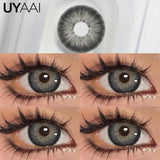 1Pair Fashion Big Lenses Colored Contact Lenses for Eyes Beauty Blue Eyes Lenses Natural Green Pupils Brown Grey Lens