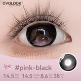 2pcs Crystal Gradient Blue Colored Lenses 14.5mm Clear Texture Daily Makeup Party Shiny Brown Lenses Gray Lens For Women