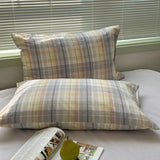100 Cotton Pillowcase 2 PCS Colorful Stripe Pillow Case Bedding Black Pillow Cover Envelope Pillow Case Cover Nordic Sling