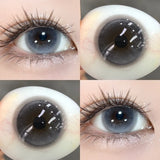 1 Pair Brown Eye Lenses Korean Natural Lenses Color Contact Lenses Eyes with Degree Black Beautiful Pupil Fast Shipping