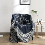 Picnic Cloth Camping RV Blankets Outdoor Rugs Sofa Bed Throw Blanket Air Condition Knitted Rugs Beach Towel Mats 2 side Print