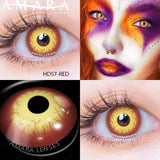 Cosplay Blue Color Contact Lenses for Eyes Yearly Makeup Halloween Beauty Yellow Contact Lenses Eye Cosmetic