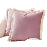 45x45CM Chenille Fresh Throw Pillow Cover Soft Comfortable Stamping Waist Cushion Cover Decor Home Decorative Pillowcase
