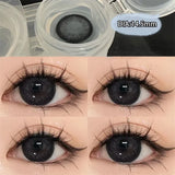 1 Pair High Quality Myopia Colored Contact Lenses Black Large Diameter Lenses Natural Soft Beauty Pupil New Fast Shipping