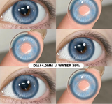 1 Pair Cosplay Colored Contact Lenses Anime Blue Lenses Purple Eye Halloween Makeup Contact Yearly Pink Beauty Pupils