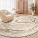Retro Style Living Room Carpet Special-shaped Large Area Bedroom Plush Rugs Irregular Light Luxury Coffee Table Floor Mats Tapis