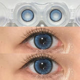 2pcs Natural Grey Contact Lenses with Diopters Cosmetic Contact Lens Yearly Beautiful Pupil Contact Lenses Free Shipping