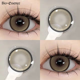 Contact Lenses Natural Look Beauty Pupils Brown Eye Contacts Cosmetic Grey/Blue Lenses for Daily Party