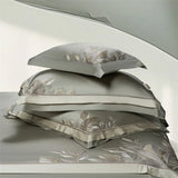 2025 New Luxury Embroidery 1200TC Lyocell Cotton Soft Silky Bedding Set Duvet Cover Set Bed Sheet/Fitted Sheet Pillowcases 4Pcs