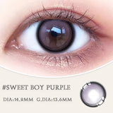2Pcs Best Selling Color Contacts Lenses Purple Series Soft Lens Contact Lenses with Natural