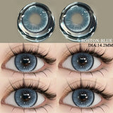 1pair Colored Contact Lenses for Eyes Natural Brown Contact Blue Eyes Lenses Korean Gray Contacts Yearly Green Pupils