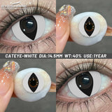 Halloween cosplay color contact lenses for eyes black/red/white Anime Accessories colorful fashion lenses