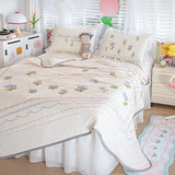 New Latex Summer Mat Summer Quilt Four-Piece Washable Summer Fabric Cooling Mattress Dormitory Soft Seat