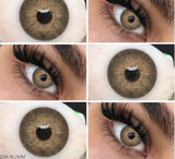 1Pair Natural Color Contact Lenses for Eyes Gray Eye Contacts Yearly Fashion Blue Contact Lenses Colored Eye Contacts