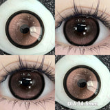 2pcs/pair 14.5MM Iris Brown Lenses Beauty Makeup Pupils Eye Color Lenses Colorful Contact Lenses Fashion Blue Green Lens