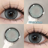 (2pcs)1Pair Myopia Color Contact Lenses for Eyes Fashion Prescription Lenses Beauty Pupils Blue Green Brown Grey Lenses