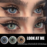 Sin Natural Prescription Colored Contact Lenses Yearly Disposable 14.0mm Small Pupil for Eye Beauty Makeup