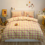 Nordic sling 100 Cotton Stripes Duvet Cover 150x200 Size Girl's Room housse de couette Skin friendly Quilt Cover Bed Linen