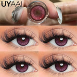 Contact Lens Makeup Red Lens Cosplay Colored Pupils Cosmetics Natual Black Lens Woman Pink Pupils Color Contacts Blue lens