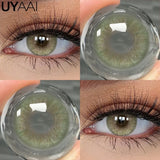 Contact Lenses Beauty Colored Pupils Green Eye Lenses Natural Look Eye Contacts Gray Fashion Soft Lenses Beauty Color Lens