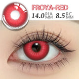 2pcs Halloween Colored Cosplay Contacts Lenses for Eyes Yearly Anime Lens Cosplay Eyes Contacts White Mesh Blind Lens