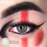 Contact Lenses |   Subtle Ash Brown Blend Beauty Lenses |   14.2mm Annual Disposable Color Lens for Dark Eyes 1 Pair