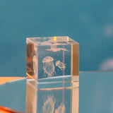 4 /5cm Healing Crystal Square Ornaments Creative Heart Cloud Spiritual Healing Decor with Natural Aesthetic for Home Decor Gifts