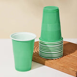 50Pieces Colorful Plastic Party Cups for Drinks, Soda Punch Barbecue Cola or Water Disposable Cup of Birthday Wedding Party