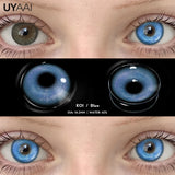 Contact Lenses Cosplay Color Contact Makeup Black Lenses Cosmetics Woman Cosplay Halloween Green Contact Lenses Red Lenses