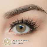 New Colored Contact Lenses 1 Pair Green Iris Natural Pupil Color Circle  Annual Siri Urban Angeles Series Make Up Beauty