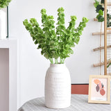 5Pcs/lot Faux 42 Heads Elephant Ear Leaf Plant Garde Wedding Decor Flower Arrangement Home Accessories Party Fake Green Plants