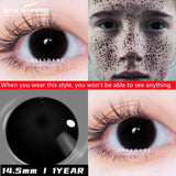2pcs Cosplay Colored Contact Lenses Anime Blue Red Eyes Lenses Halloween Green Makeup Eyes Contact Crazy Lens Yearly