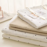 Minimalist Polka Dot Style Bedding Set Duvet Cover Set Four Piece Bedding Set Bed Sheet Fully Enclosed for Home