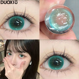 2pcs/pair Colored Contact Lenses for Eyes Gray Pupils Lens Fashion Blue Eye Contacts Green Lenses Brown Lenses Yearly