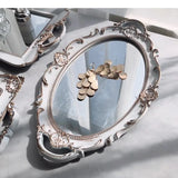 Plastics Storage Trays Retro Cosmetics Jewelry Shelves Household Mirror Surface Bathroom Supplies Plates