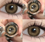 Contact Lenses Myopia Prescription Lenses With Diopters Grey Colored Contacts Lens for Eyes Cosmetics Beauty Pupil