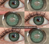 Colored Contact Lenses Fashion Blue Eye Makeup Lens Gray Beauty Pupils Brown Eyes Contact For Daily Dating 6 Months Use