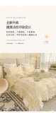 Elegant Lace Bedding Sets Luxury Bed Linen Korean Princess Style Washed Cotton Ruffle Duvet Cover Bed Sheet Pillowcases for Girl