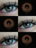 Color Contact Lenses Green Lenses for Eyes 1 Pair Natural Look Brown Lenses Fashion Lenses Y2K Korean Lenses Beauty