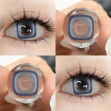 6 Months Wear Myopia Colored Lenses Power Pussy Control Grey Soft Contacts Cosplay Eye Makeup Cosmetic