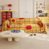 Cartoon Pattern Couch Towel, One Piece All Inclusive, Four Seasons Universal Imitation Hemp Settee Cover, Anti Slip Dust Covers