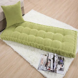 Long Cushion Thickening Garden Chair Cushion Solid Color Home Seat Mat Floor Cushion 55x155/55x165cm