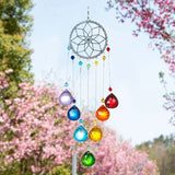Hanging Crystal Lighting Ball Pendant DIY Tree Of Life  Sun Catcher  Prism for Outdoor Home