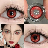 New Colorld Contact Lenses for Eyes Fashion Natural Brown Soft Lenses Blue Eyes Beautiful Pupils Yearly Use