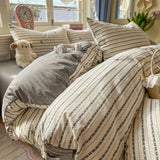 Class A washable small fresh printing four-piece set, student dormitory bed sheet three-piece set