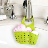 Creative Sink Drain Storage Rack Hanging Kitchen Sink Rack Adjustable Faucet Push Rack Storage Hanging Basket Kitchen Supplies
