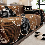 Chinese Antique Printed Sofa Cover Full Cover Dust-Proof Sofa Blanket for Office Furniture Protection Slipcover for All Seasons