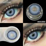 1 Pair Fashion Color Contact Lenses for Eyes Korean Brown Natural Soft Lenses Beautiful Cosmetic Gray Pupils Blue Lens