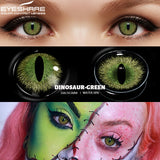 1 Pair Cosplay Contact Lenses For Eyes Beauty Pupils Crazy Halloween Colored Contact Lens Fashion White Cat Eye Soft Lense