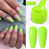 Reflective Glitter Gel Nail Polish Sliver Champagne Sparkling Sequin Semi-permanent Varnishes Soak Off Nail Art Deco